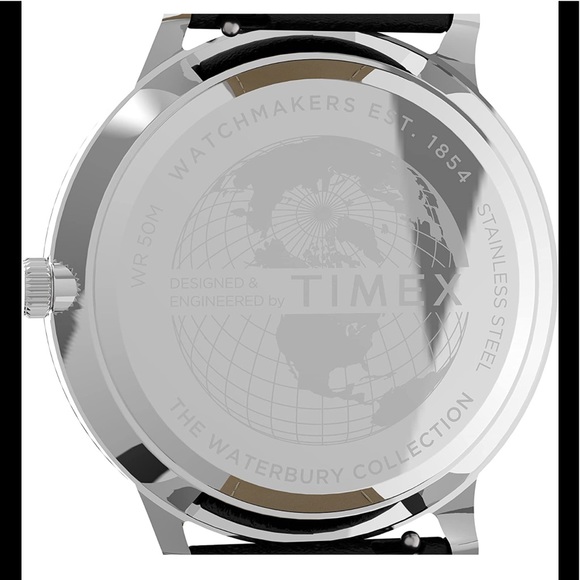 BRAND NEW MENS STAINLESS STEEL CLASSIC TIMEX WATCH NWT - Picture 4 of 4